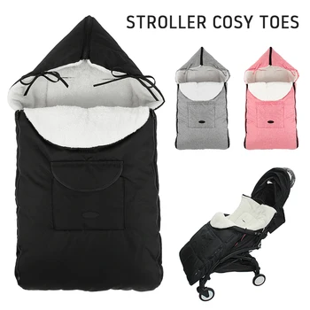 

Baby Warm Sleeping Bag Footmuff Envelopes Buggy Pram Universal Stroller Swaddle Wrap Sleeping Bags Winter Windproof Sleep Sacks