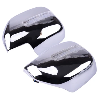 

1Pair Rearview Mirror Cover Cap w/ LED Lamp fit for Lexus LX470 Toyota Land Cruiser 100 FJ100 1998-2002 2003 2004 2005 2006 2007