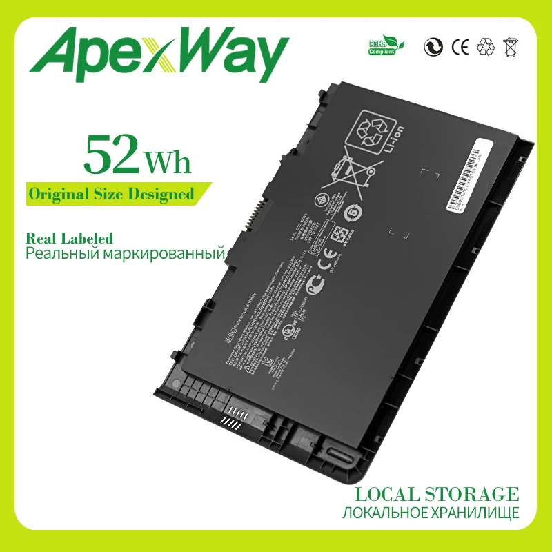 

Apexway 14.8v laptop battery for HP EliteBook Folio 9470/9470m Ultrabook Series HSTNN-DB3Z IB3Z I10C BT04 BT04XL BA06