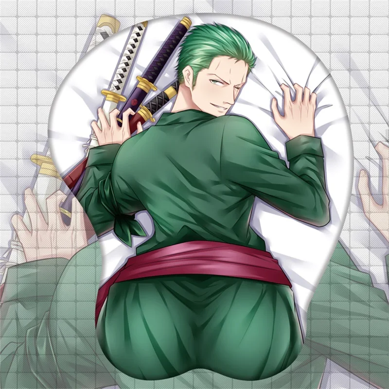 Коврик для мыши из японского аниме ONE PIECE Monkey D. Luffy Roronoa Zoro Nami Boa · Hancock Косплей 3D бюст