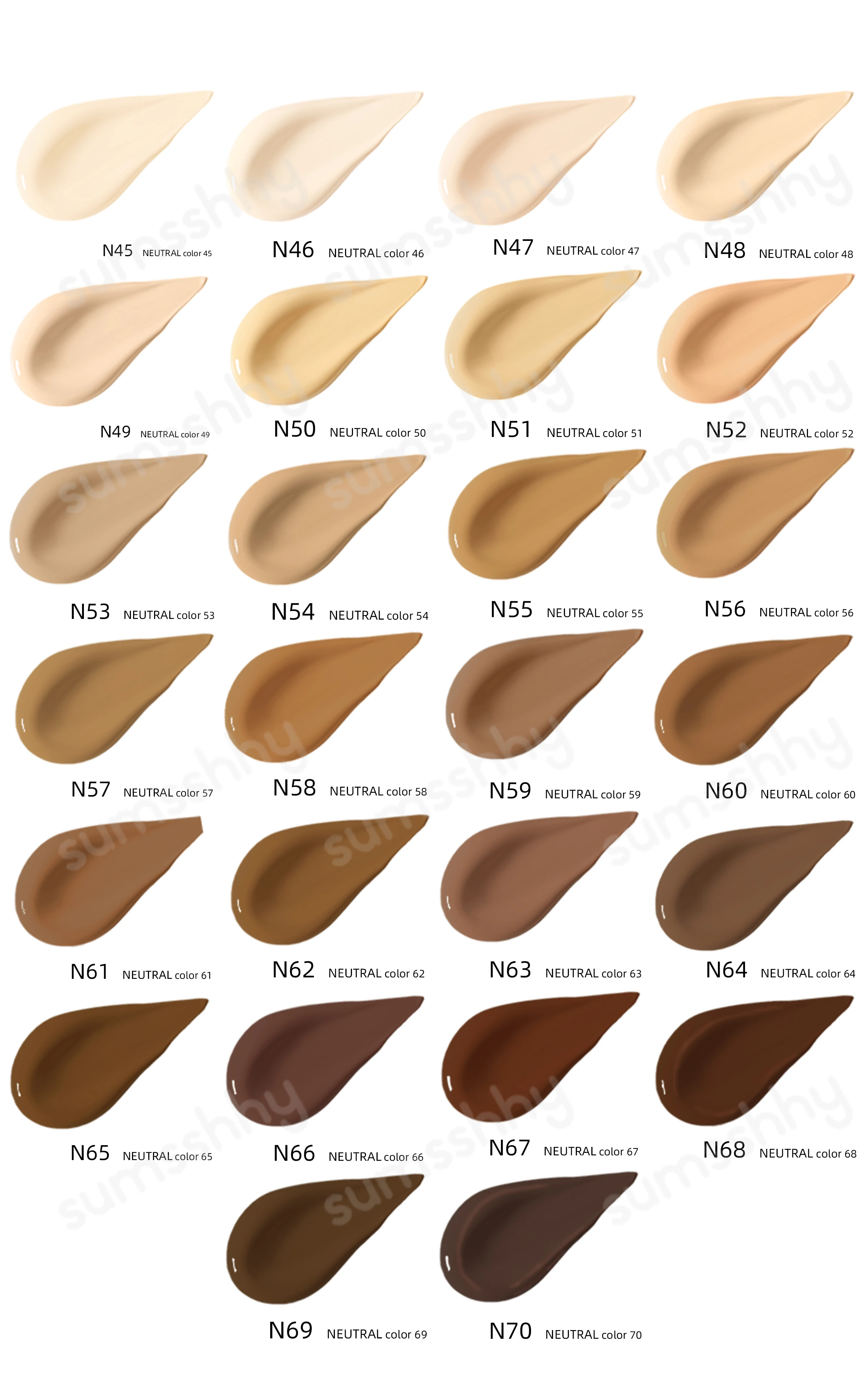 

Waterproof Full Cover Matte Foundation Custom Branding Sample No Shipping Fee foundation can private label if minimum