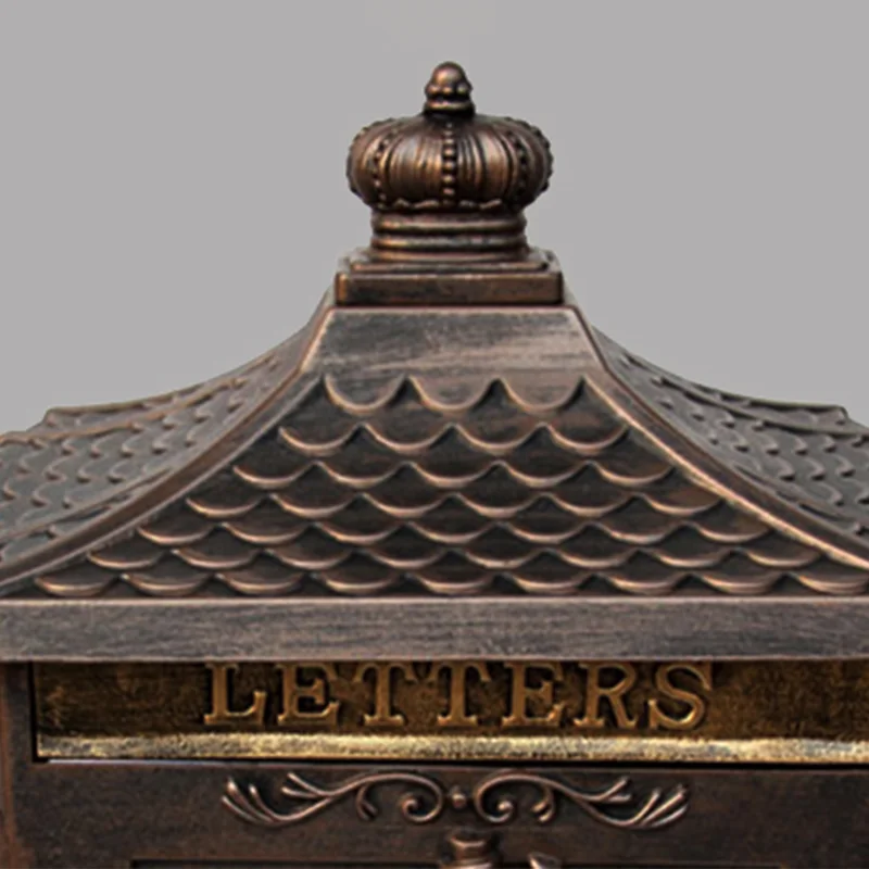 Vintage Wrangler Design Post Letter Box, Mail Postbox Mailboxes, Creative Mailboxes