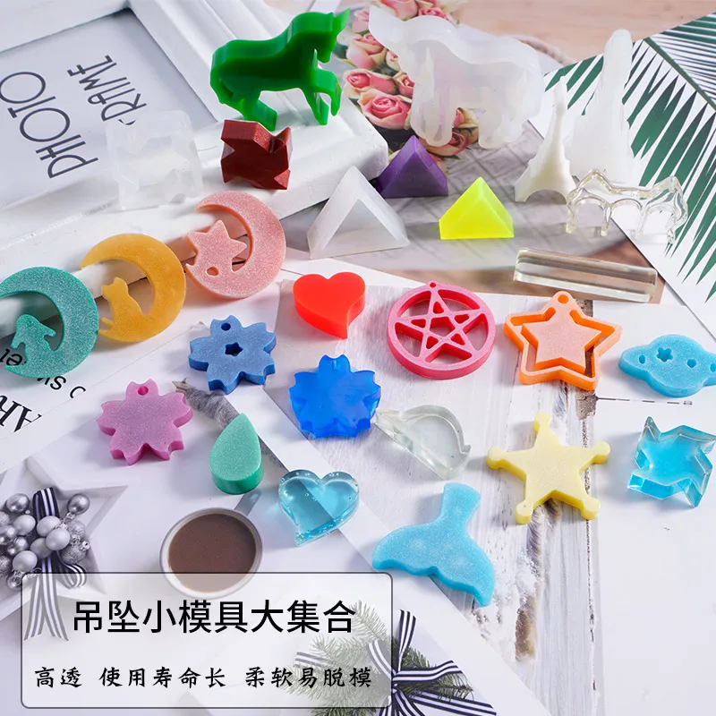 Resin Charm Molds Silicone Mold Unicorn Windmill Shape Epoxy Casting for DIY Jewelry Pendant Keychain Decoration |