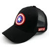 Disney Anime Cartoon Captain America Hat For Kids Boy Girl Autumn Baby Baseball Cap Children Hip Hop Sun Hats Kids Snapback Caps 3
