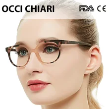 OCCI CHIARI женские круглые очки для чтения Деми пресбиопии очки дальнозоркости очки ридер+ 1+ 1,5+ 2,0+ 2,5+ 3+ 3,5 подарок для мамы