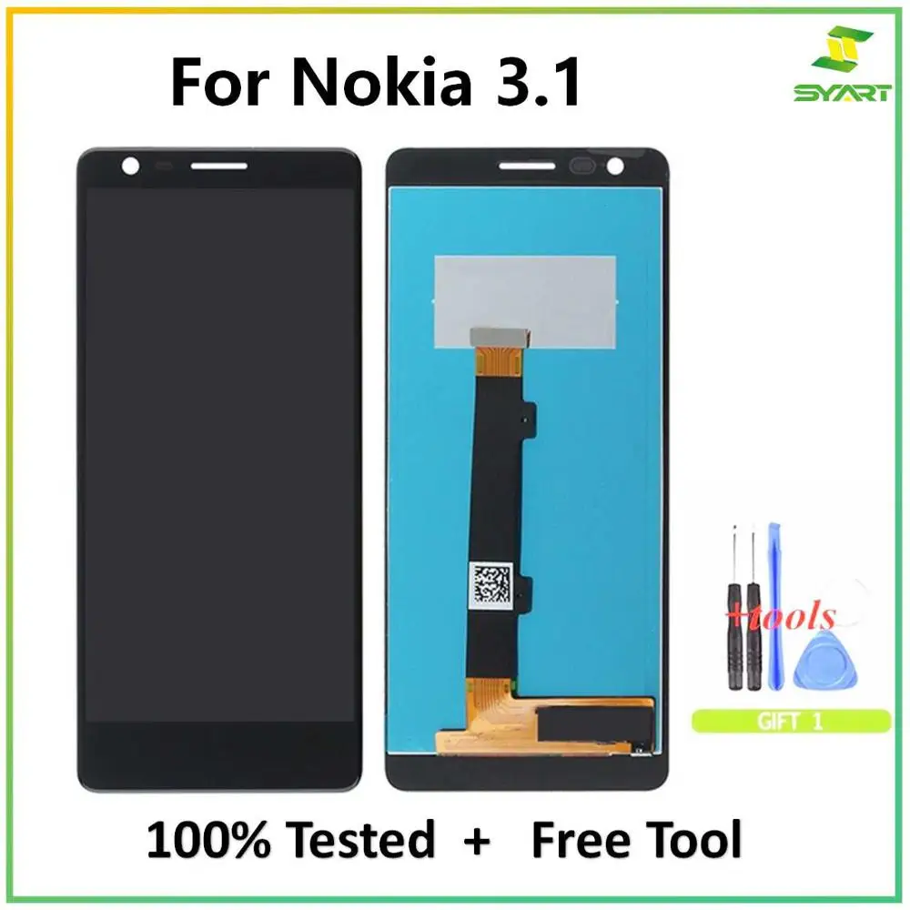 5 2 &quotдля Nokia 3 1 ЖК дисплей сенсорный экран дигитайзер сборка Замена для Nokia3.1 TA 1049