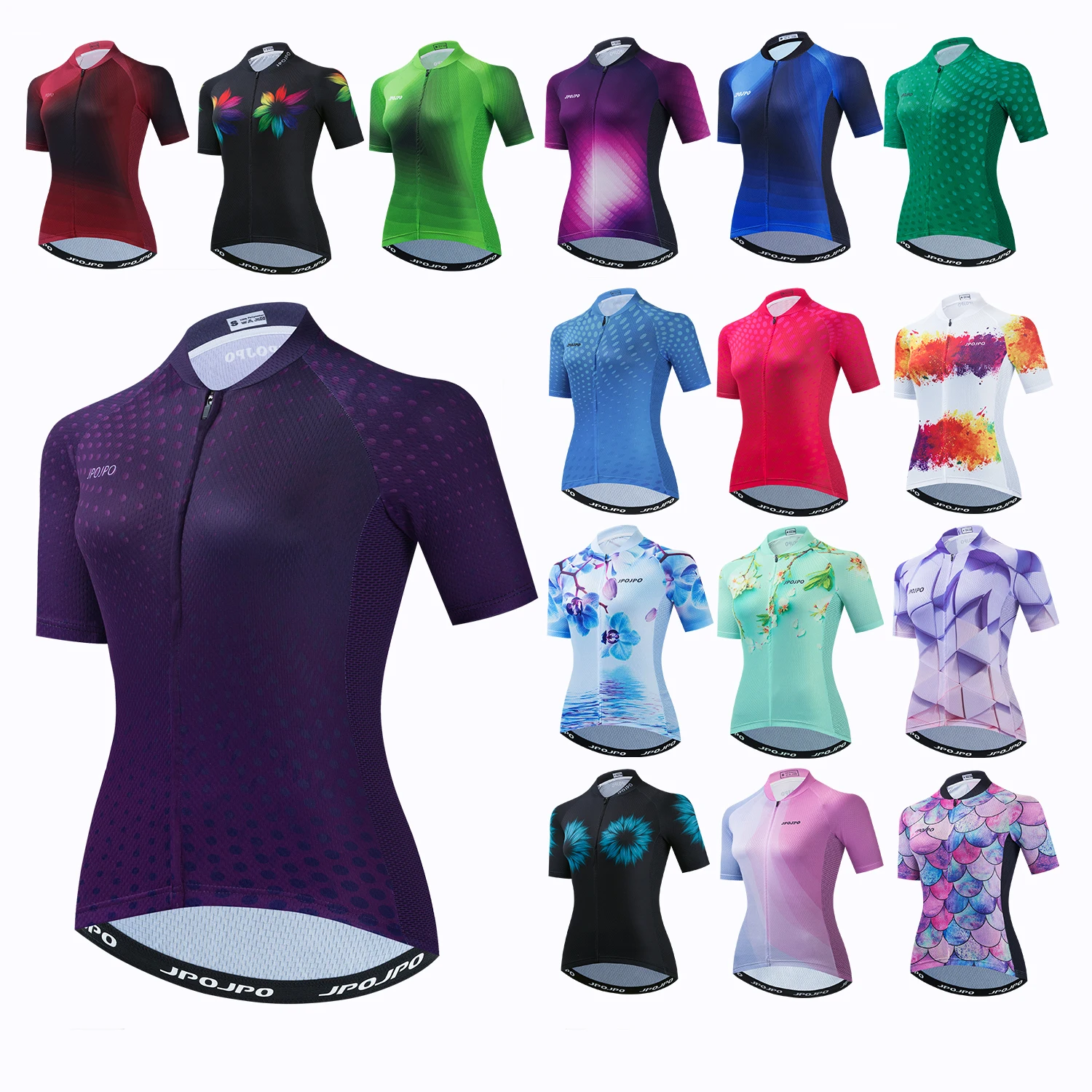 Women Cycling Jersey Short Sleeve Mtb Shirts Bicycle Clothing Summer