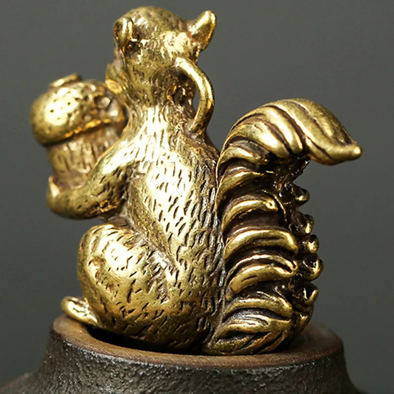 Squirrel Nut Car Keychain Pendant (9)