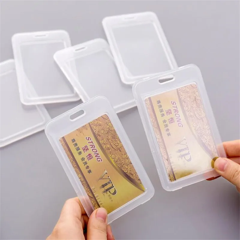 

1pcs Waterproof Transparent Card Cover Women Men Student Bus Card Holder Case Business Credit Cards Bank ID Card Sleeve Protect