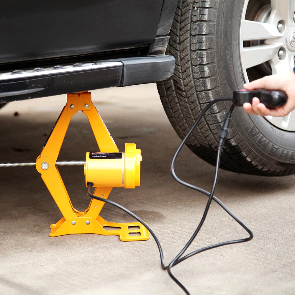

12V Waterproof Electric Scissor-type Jack Car Electric Jacks Vehicle Electric Tire Remover Equipment Auto Repair Accessory