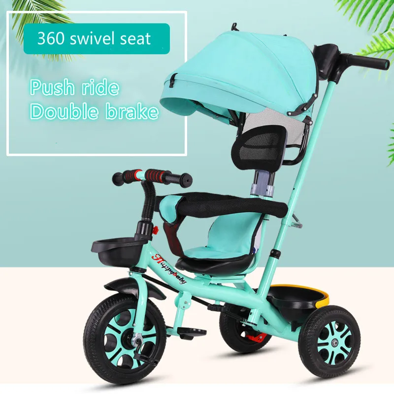 Baby Tricycle 0-6 Years Old Multi-function Baby Rotating Seat Stroller Tricycle Bicycle Children Can Ride Bicycle Trike
