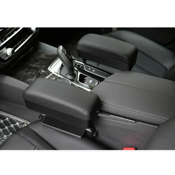 

AOZBZ Car Elbow Support Adjustable Auto Arm Rest Support Car Seat Gap Organizer Armrest Box With Wireless Charging