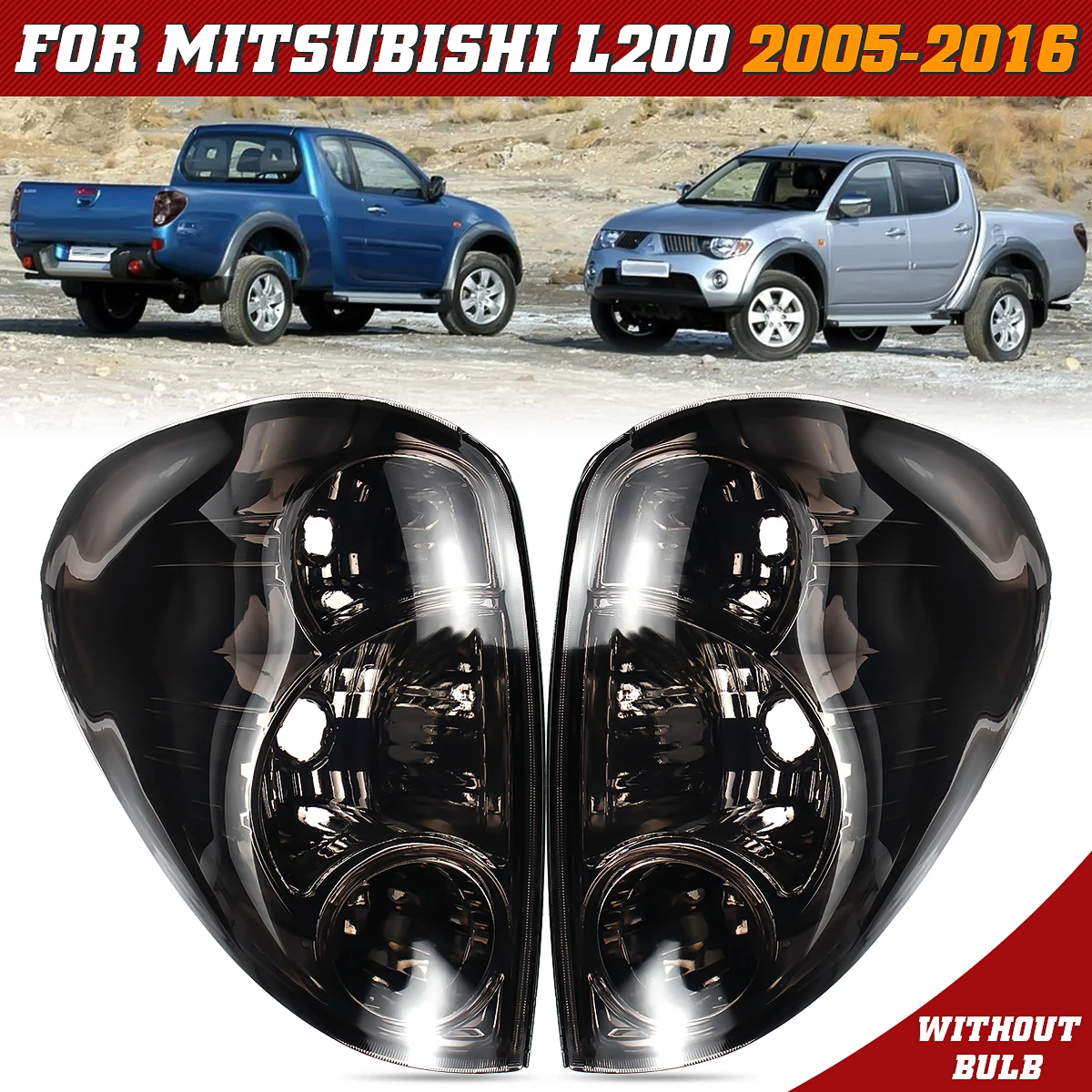 Задние фонари для Mitsubishi L200 Triton Colt 2005-2016 Пикап 1 пара задних фонарей автомобиля