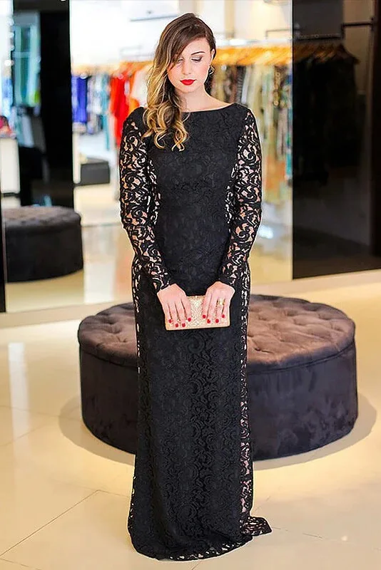 Zwart Kant Moeder Van De Bruid Jurken Lange Mouwen Plus Size Vrouwen Feestjurk Voor Bruiloft Godmother Jurk Zwart Kant Moeder Van De Bruid Jurken Lange Mouwen Plus Size Vrouwen Feestjurk Voor Bruiloft Godmother Jurk