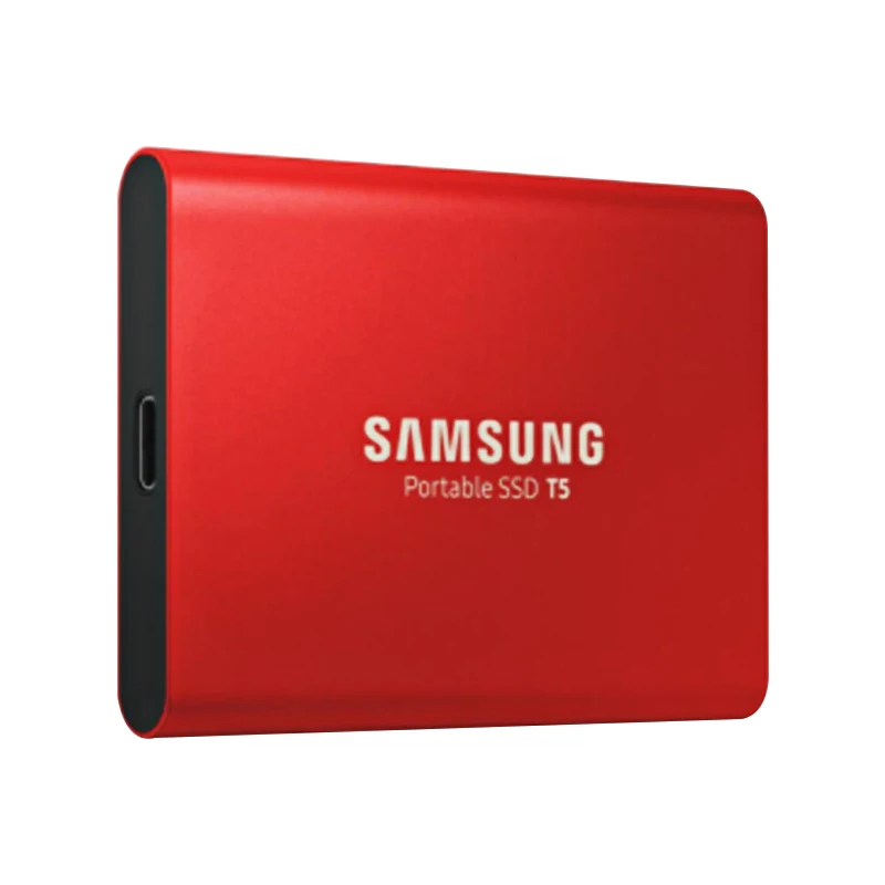 Samsung T5 портативный SSD 250 ГБ 500 1 ТБ 2 ТБ USB3.1 Внешние накопители USB 3,1 Gen2 Совместимость с ПК - Цвет: Red