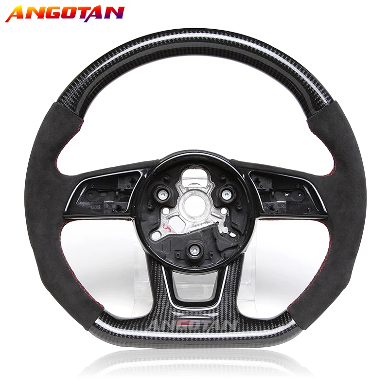 

Steering Wheel for Audi RS3 RS4 RS5 S3 S4 S5 Carbon Fiber Itlay Alcantara Leather Carbon Firber steering wheel