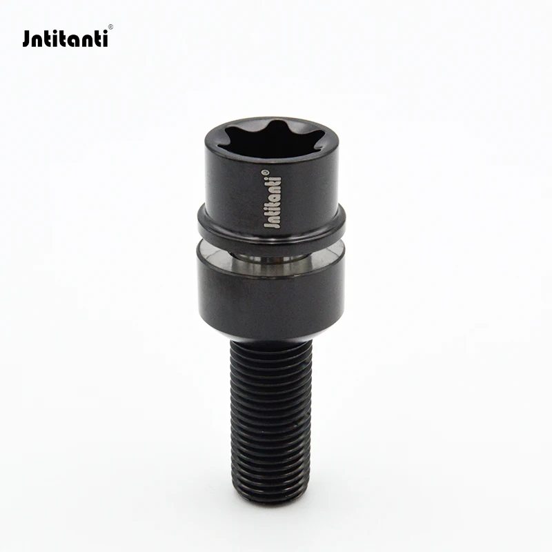 

Jntitanti Gr.5 titanium lug bolts M14 *1.5*30--50mm with Torx for Porsche Bentley Mercedes-Benz Maybach car