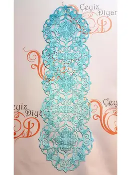

Luxury Star Velvet Runner Turquoise