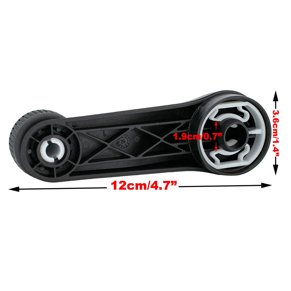 Car Window Winder Crank Handle For VW T4 Transporter Golf MK3 MK4 6N1 Caddy Vento Bora Polo Van Jetta Beetle 1H0837581D 2pcs car window winder handle