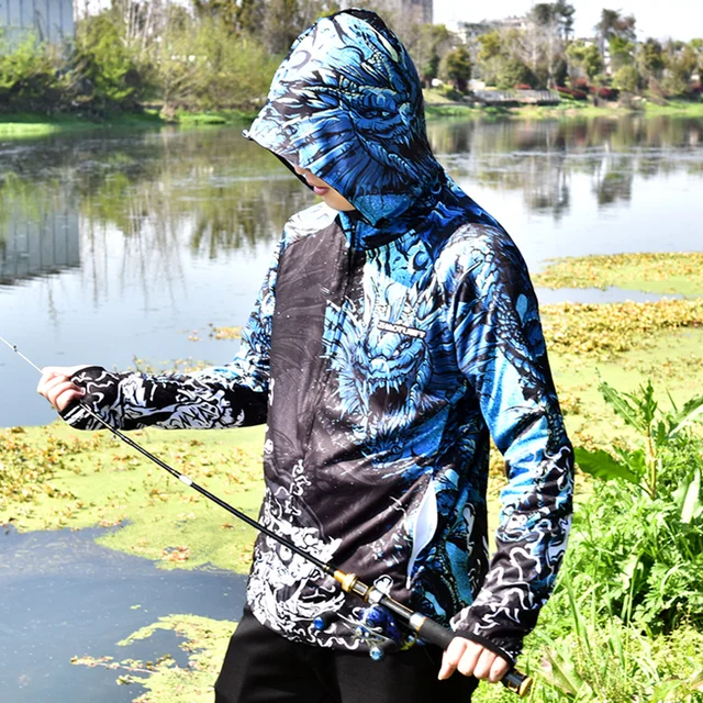2020 новый стиль 6 размеров одежда для рыбалки быстросохнущая Солнцезащитная одежда анти-УФ жилеты для рыбалки куртка одежда для рыбалки 2