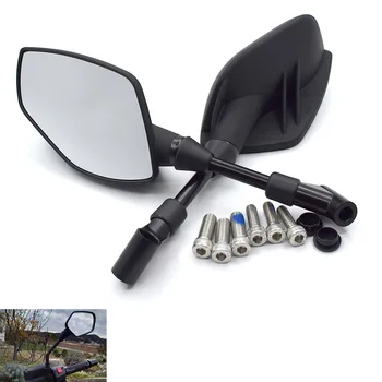 

Universal 8mm 10mm Motorcycle Convex Rear View Mirror black For BMW F800GS F800S F800R F800GT F800ST F650GS F700GS