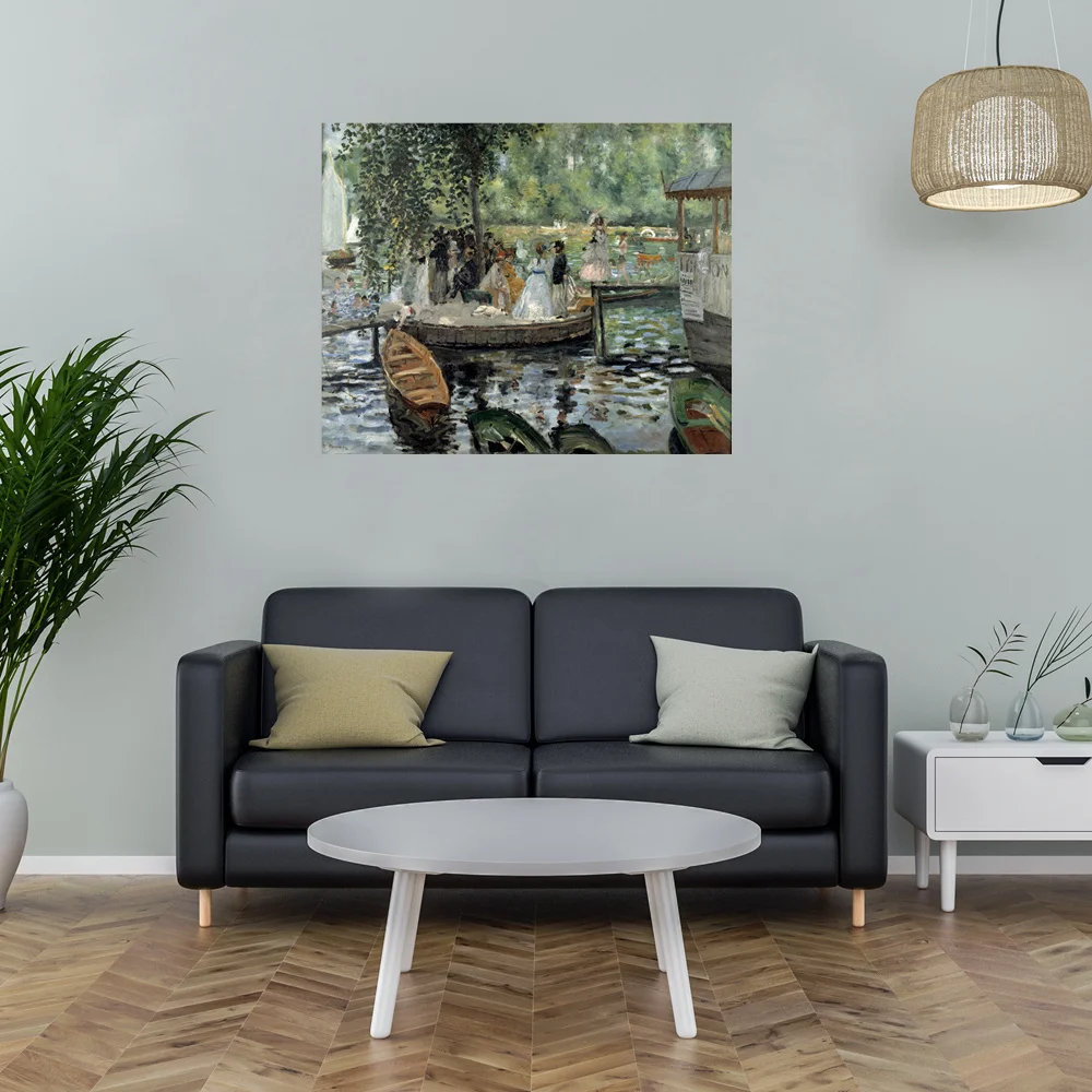 

Decor Bathers At La Grenouillere By Claude Monet Canvas Painting Print for Dining Room Kitchen Hallway Wall Decor Drop Shipping