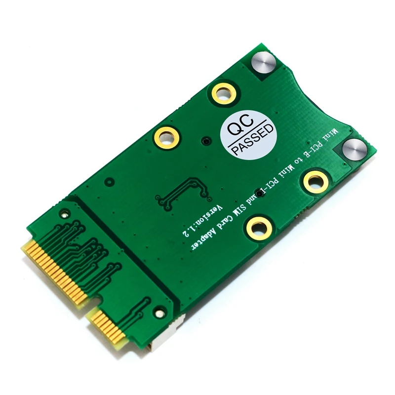 AAAJ-Mini PCI-E Express к PCI-E адаптеру со слотом для sim-карты для 3g/4G WWAN LTE gps карты самоэластичный флип