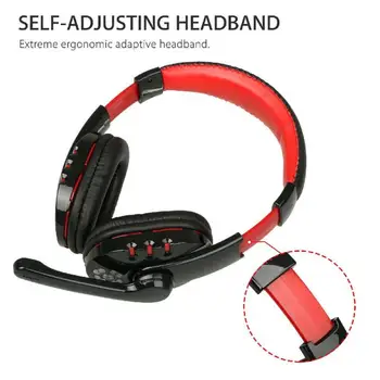 

Bluetooth Headphones Wireless Headset Stereo Over-ear Noise Canceling Earphone Gaming Headset with Mic Support TF