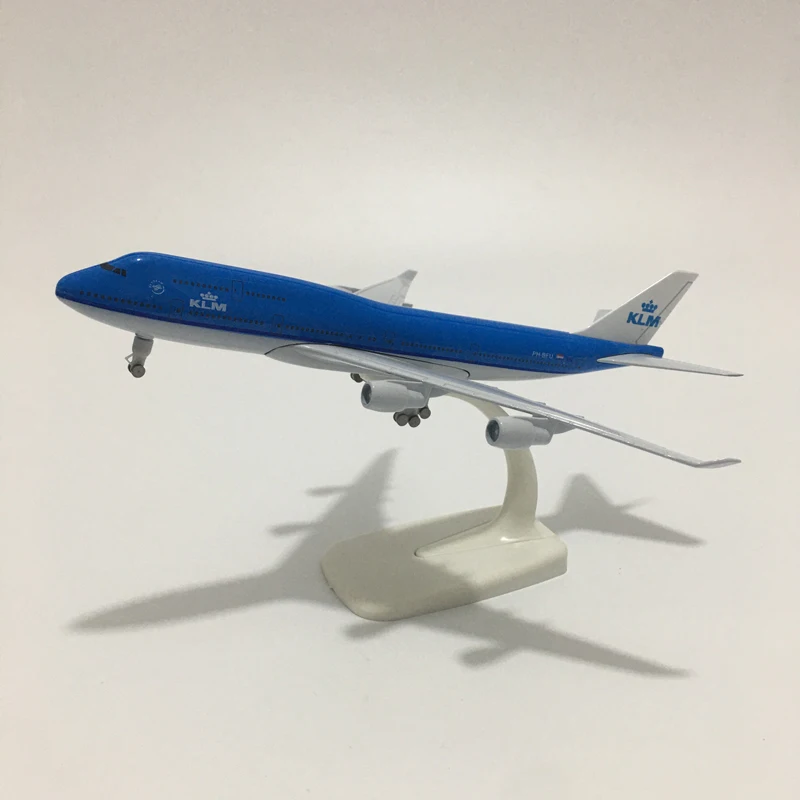 diecast de plástico klm real holandês aeronaves