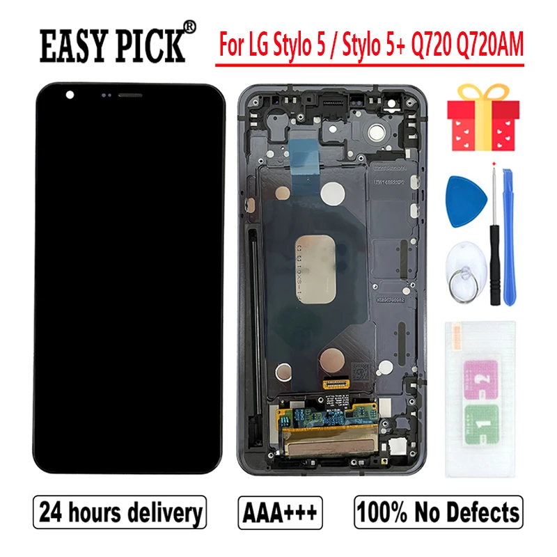 ЖК-дисплей для LG Stylo 5 Q720 LM-Q720CS Q720QM6 Q720MS Q720TSW Q720QM сенсорный экран дигитайзер + Q720AM