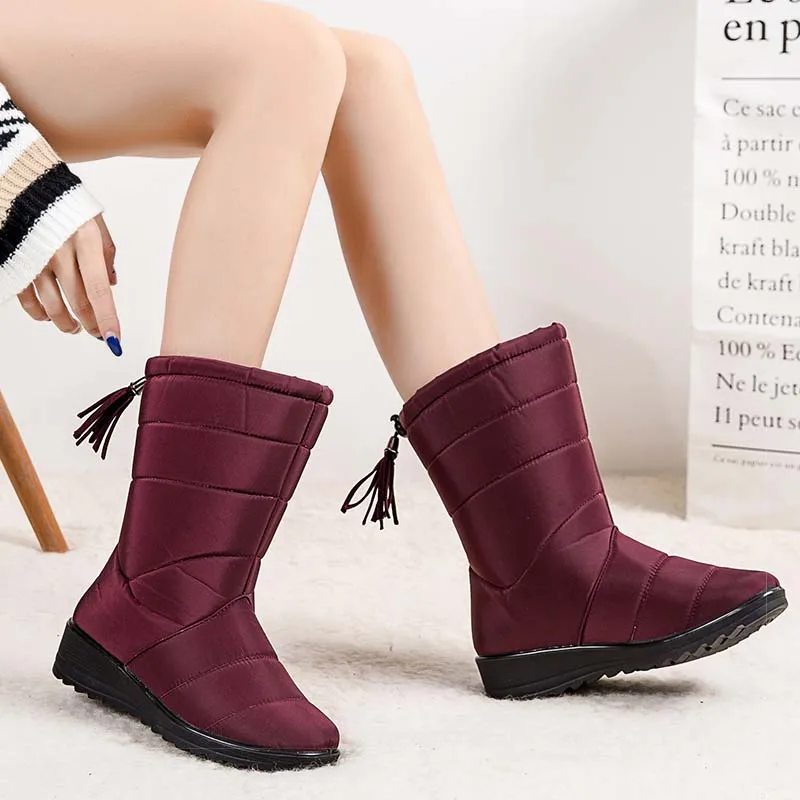 Boots Female Winter 2020 Waterproof Shoes For Women Style Women's Ankle Boots Brand Designer Ladies Shoes Botas Mujer