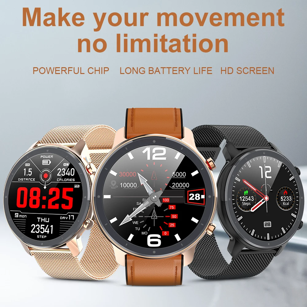 L11 Smart Watch For Men Women Heart Rate Blood Pressure Bracelet Full Touch Screen Sleep Motion Tracking Fitness Smartwatch | Электроника