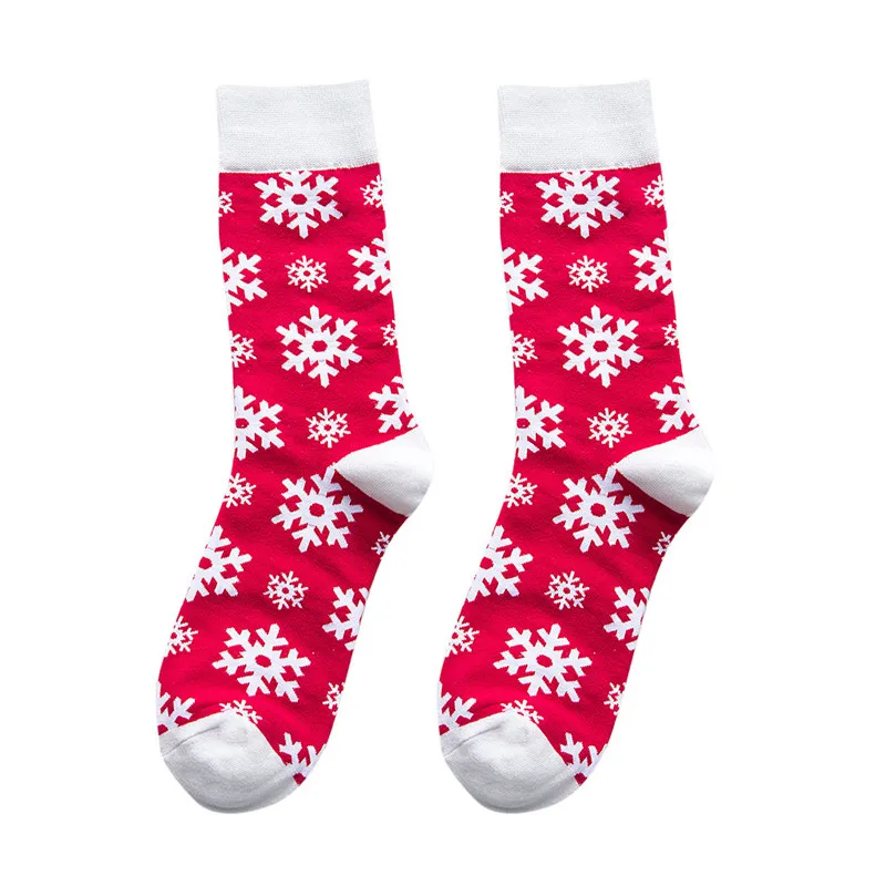 Рождественские носки женские яркие носки с рождественским принтом повседневные хлопковые носки рождественские носки украшения Calcetines Navidad