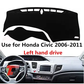 

Taijs left hand drive car dashboard cover for Honda civic 2012-2015 hot selling car model universal productive anti cracking mat