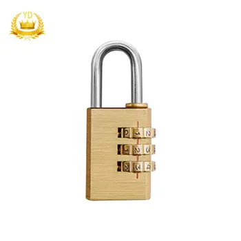 

Hot Premium Combination Lock High Quality Padlock Made Of Robust Brass Household Storage Supplies