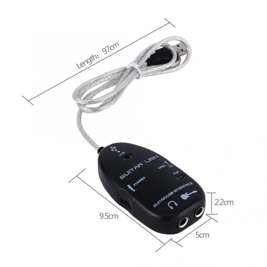 Переходник с гитары на гитару USB переходник интерфейса соединительный кабель для