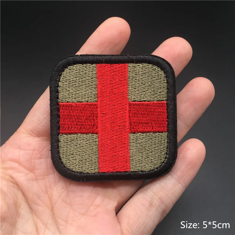 3D Tactical Patch Blood Type Group US ARMY Military Patches for Clothes Embroidered Badges Stickers on Backpack Stripes Applique 