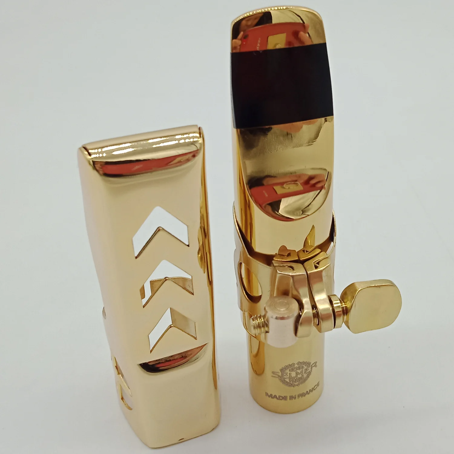 High Quality Professional Tenor Soprano Alto Saxophone Metal Mouthpiece Gold Plating Sax Mouth