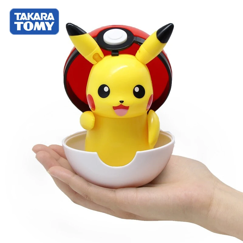 100% Оригинальный TAKARA TOMY конструктор с фигурками из м/ф “Покемон” игрушки Аниме