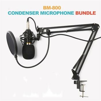 

BM800/NW700 Condenser Microphone Kit Pro Professionnel Music Audio Studio Recording & Brocasting Set karaoke for Computer Phone