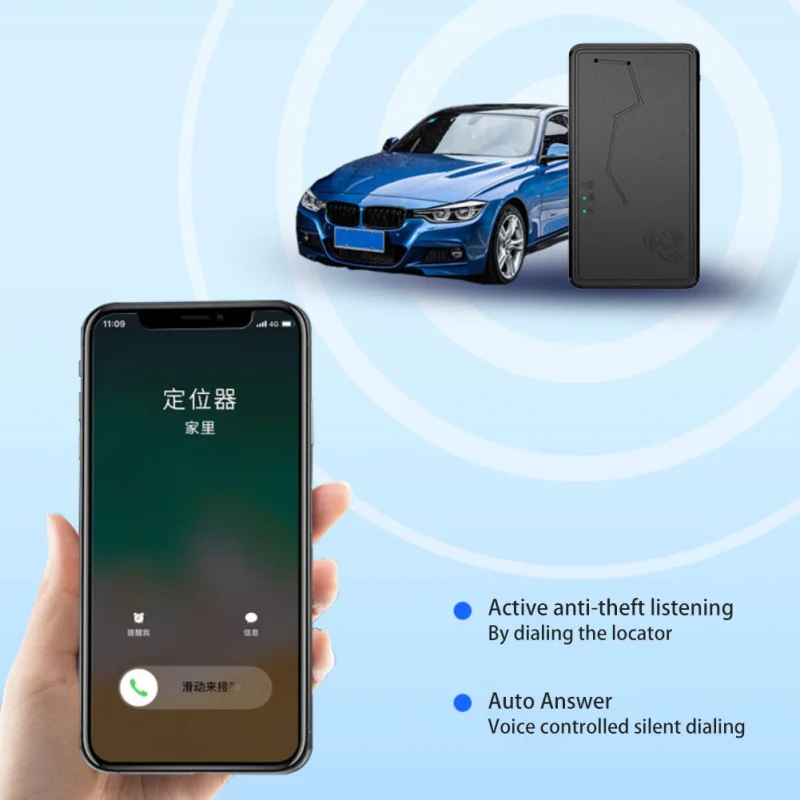 3G 4G Car Tracker GPS Locator 6000mah 90 Days Standby Voice Monitor Vehicle GPS Tracker Waterproof IP65 Magnets Drop Shock Alarm first alert smoke alarm ring compatible