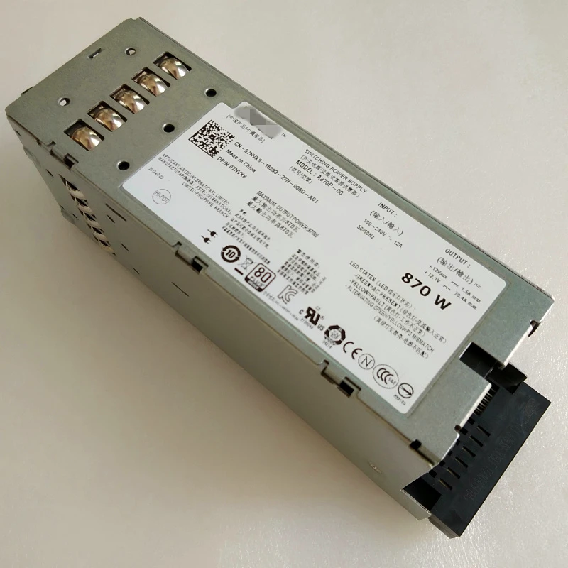 New Original PSU For Dell PowerEdge T610 R710 870W Switching Power Supply  N870P-S0 A870P-00 YFG1C 7NVX8 NPS-885AB A