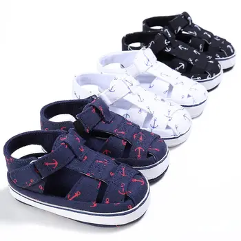 

0-18M Girls Print Cool Soft Crib Baby Shoes Newborn Infant Summer Casual Sandal Shoes Boys First Walker