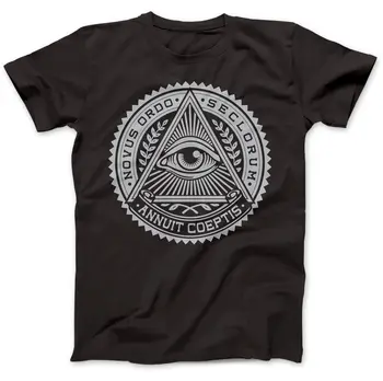 

Illuminati Eye Symbol T-Shirt 100% Premium Cotton Annuit Coeptis Catholic