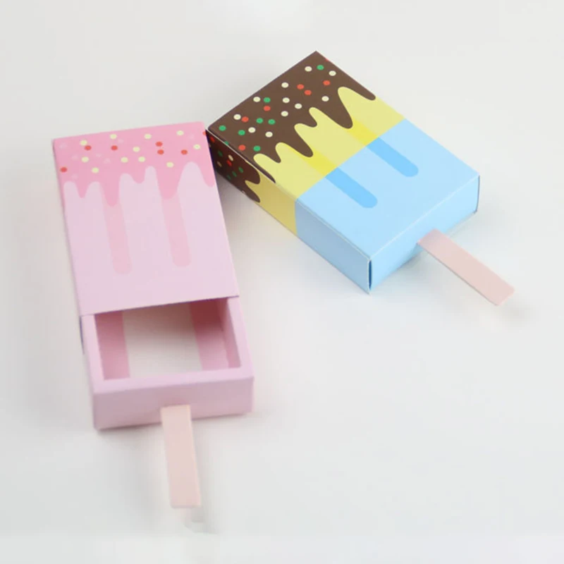 20 штук/50 шт./100 шт. 3D накладные ресницы упаковка DIY Фруктового мороженого пустые