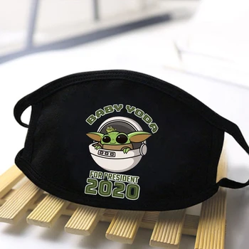 

Cute Cartoon Printing Masks 2020 Polyester Antibacterial Funny Male Reusable Anti Haze Mask Breathable DustProof Fashion Masks