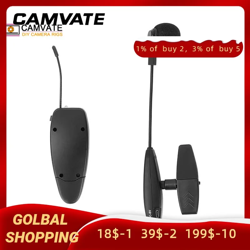 Беспроводная микрофонная гарнитура CAMVATE UHF система для прямых трансляций и