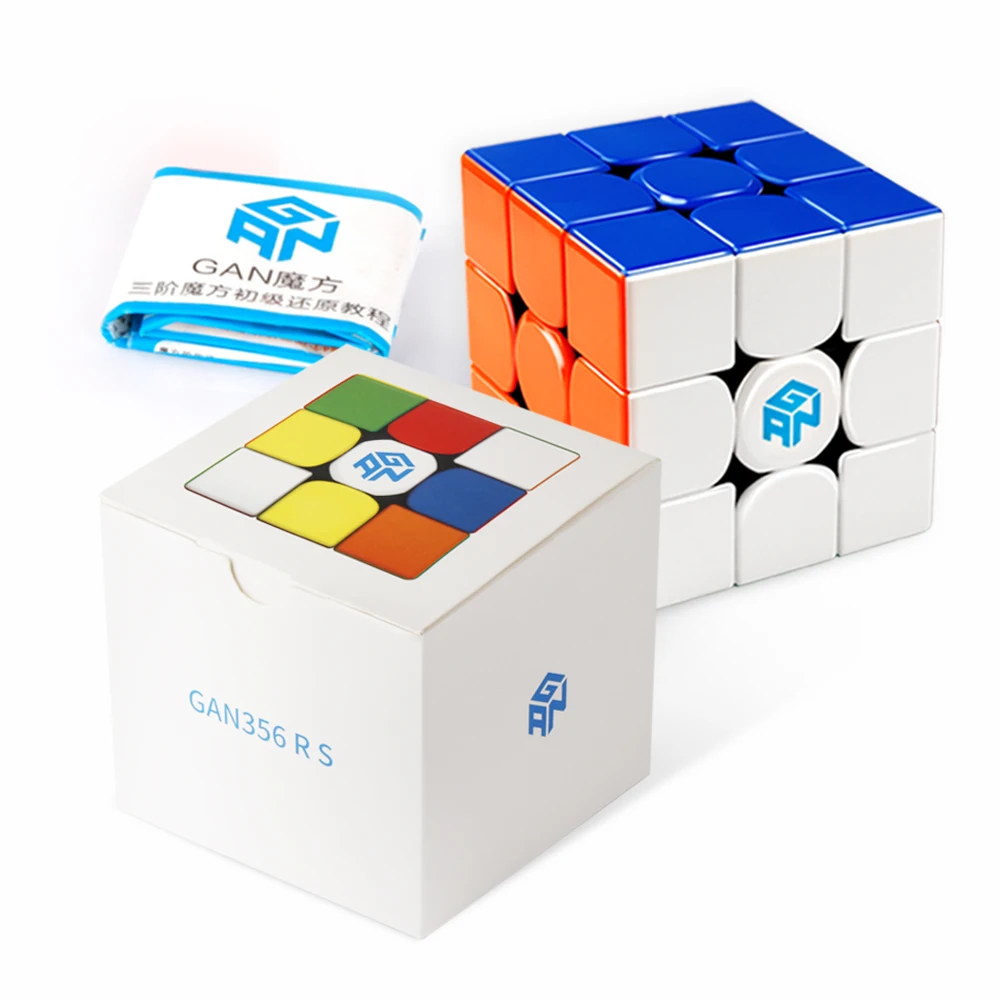 Coogam GAN 356 R Speed Cube Gans 356R 3x3 Stickerless Gan356 3x3x3 cube GES V3 система с дополнительным синим мешком