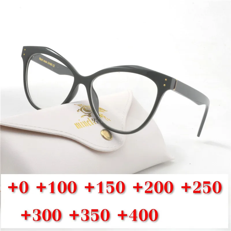 Metal Frame Cat Reading Glasses Women Resin Lenses Anti-fatigue Reader Eyewear 1.0 1.5 2.0 2.5 Blue Light Blocking Glasses NX