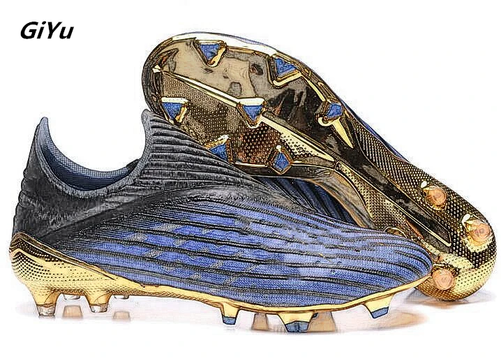 Najtaniej Mężczyźni piłkarskie buty piłkarskie sportowe buty piłkarskie 2019 nowy Model gorąca sprzedaż wysokiej góry Soccer knagi trening piłki nożnej Sneaker Man